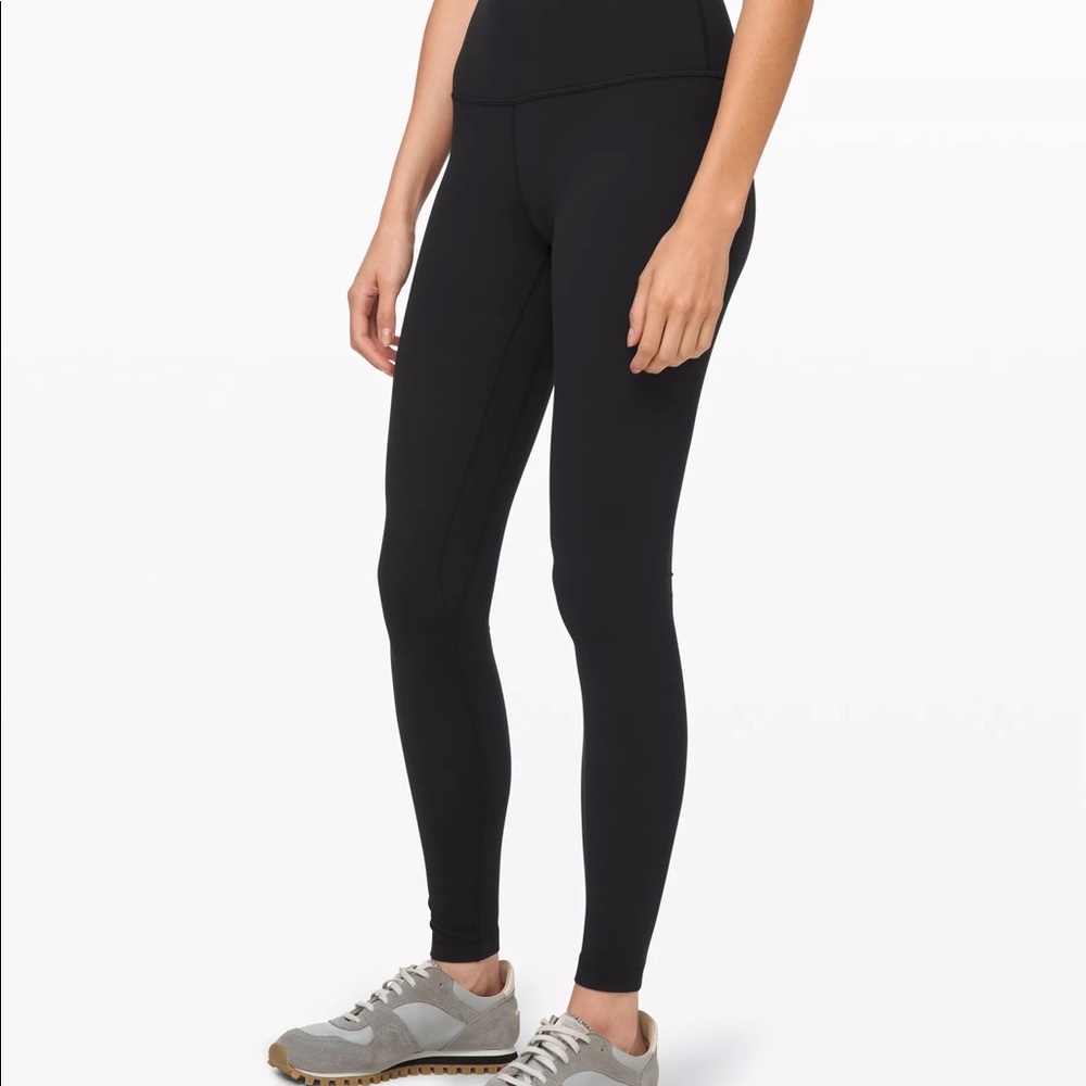 Black lululemon Align leggings, 28”